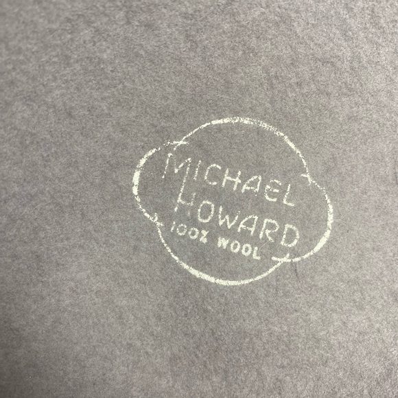 VTG Michael Howard Ms.Bierner 100% Wool Fedora Hat Women’s Gray - Picture 4 of 4